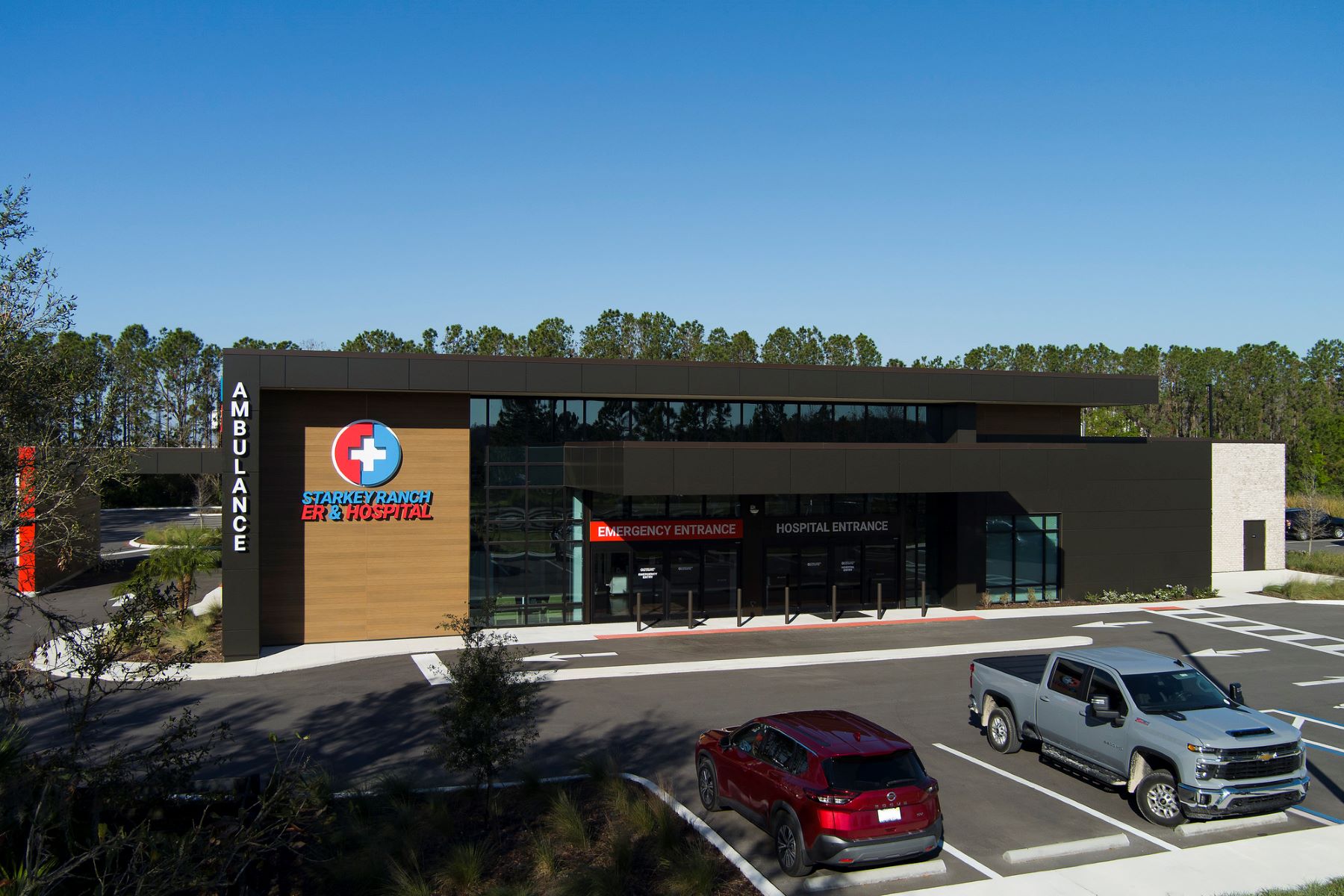 Exterior of Nutex Health's Starkey Ranch micro hospital