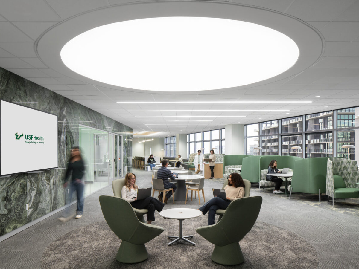 University of South Florida Health Taneja College of Pharmacy, classrooms, meeting spaces