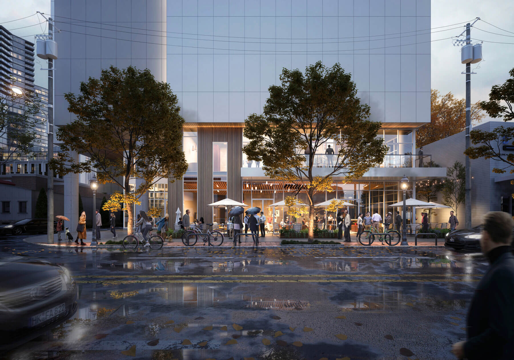 Exterior rendering of Modera Parkside