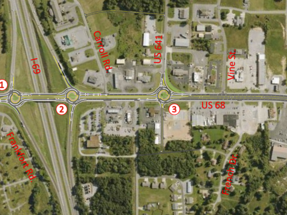 US 68 Turbo Roundabouts