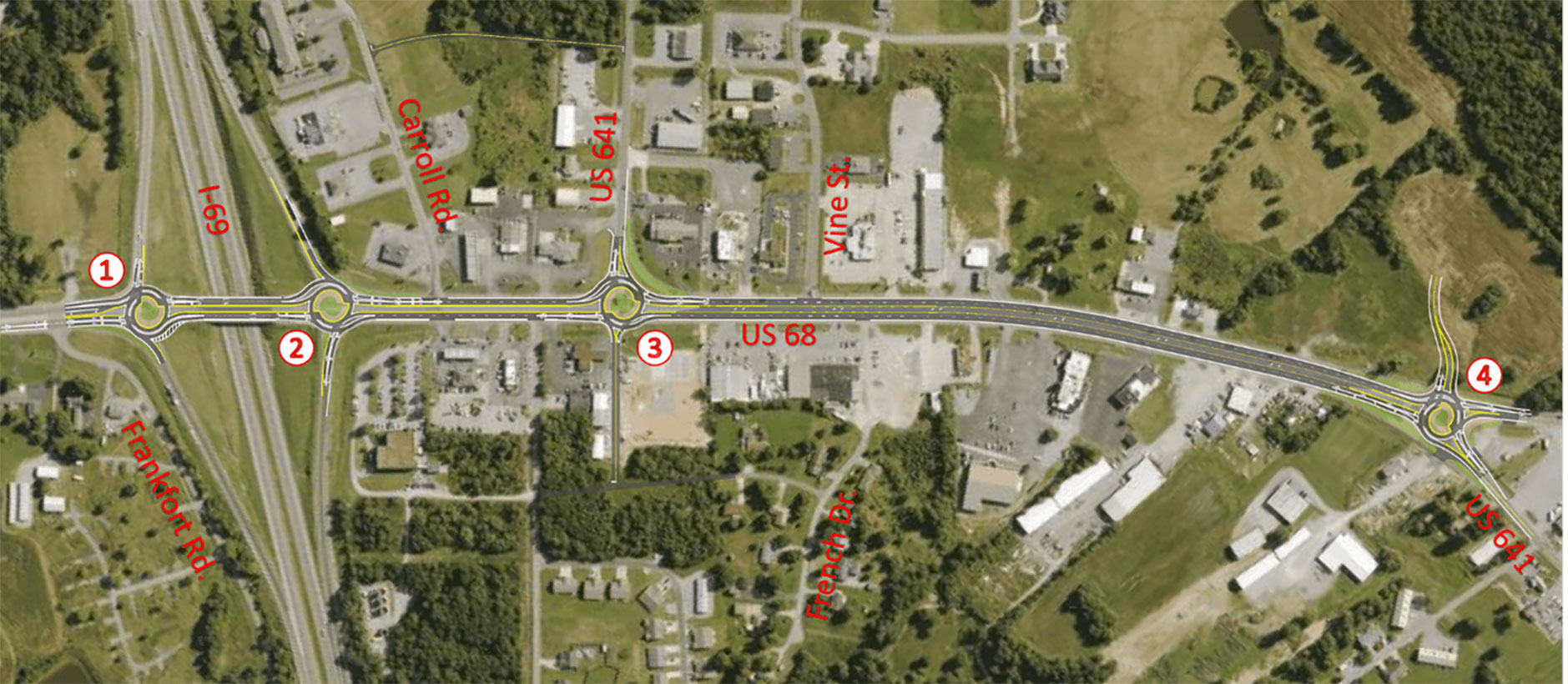 A map of the study area