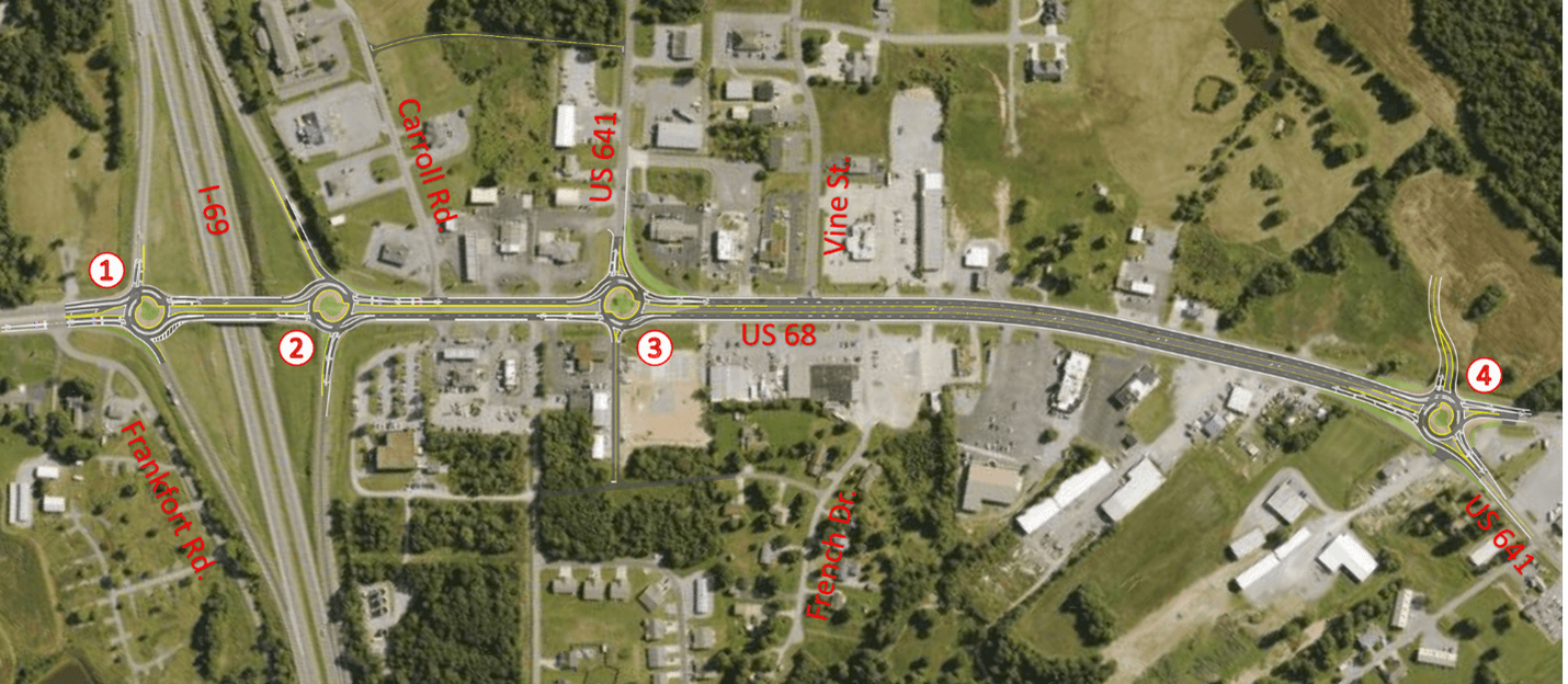 A map of the study area