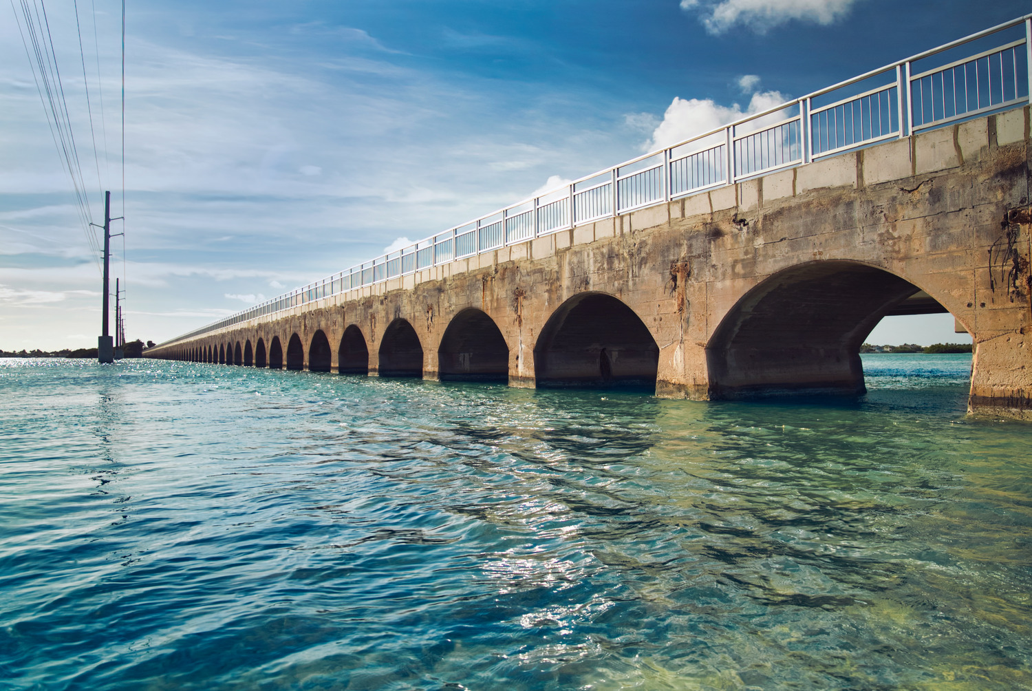 Photos of newly reopened Shark Channel bridge near Key West, FL