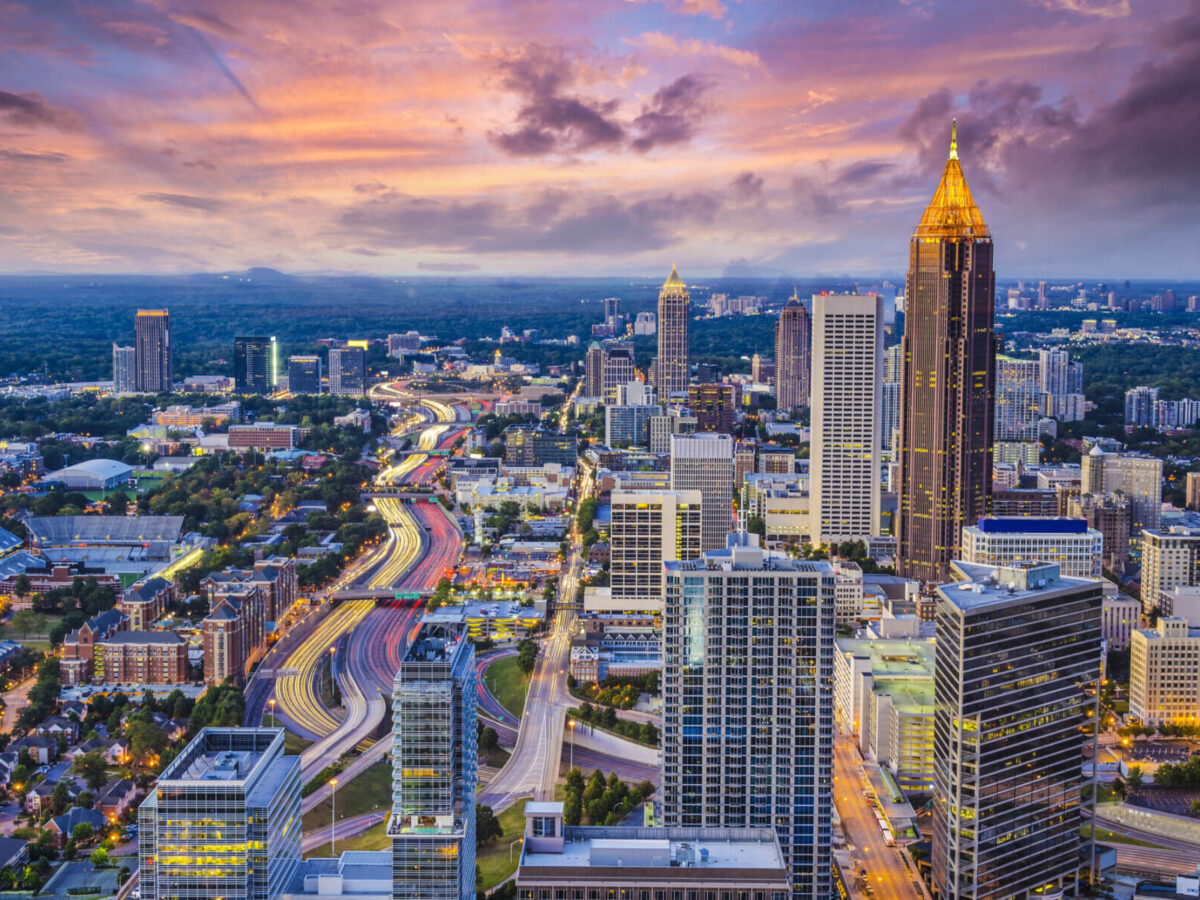 Stock image of Atlanta skyline