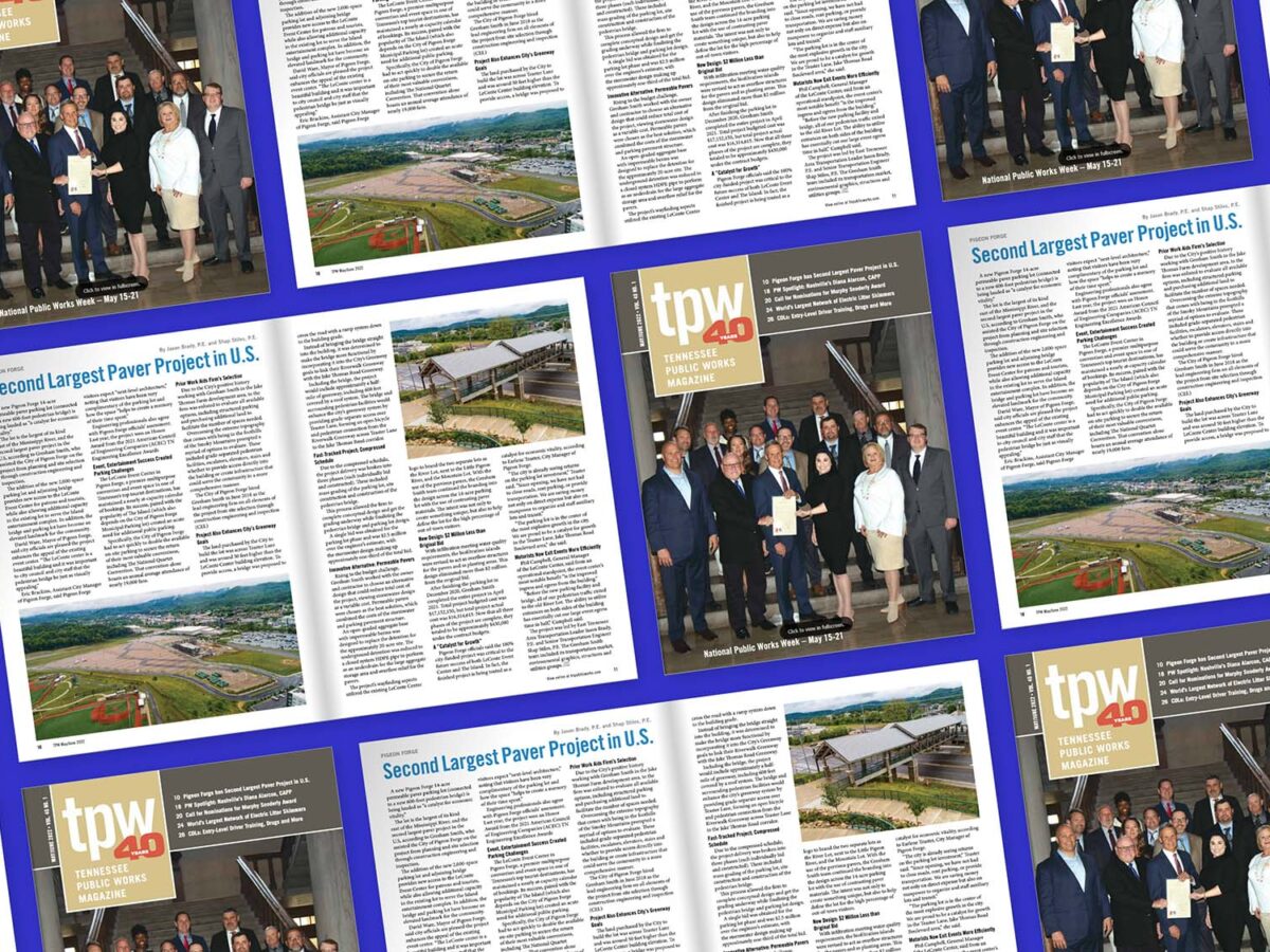 Tennessee Public Works Magazine Features Gresham Smith-Designed Transportation Project
