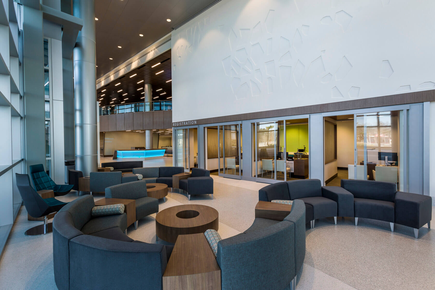 first floor reception seating