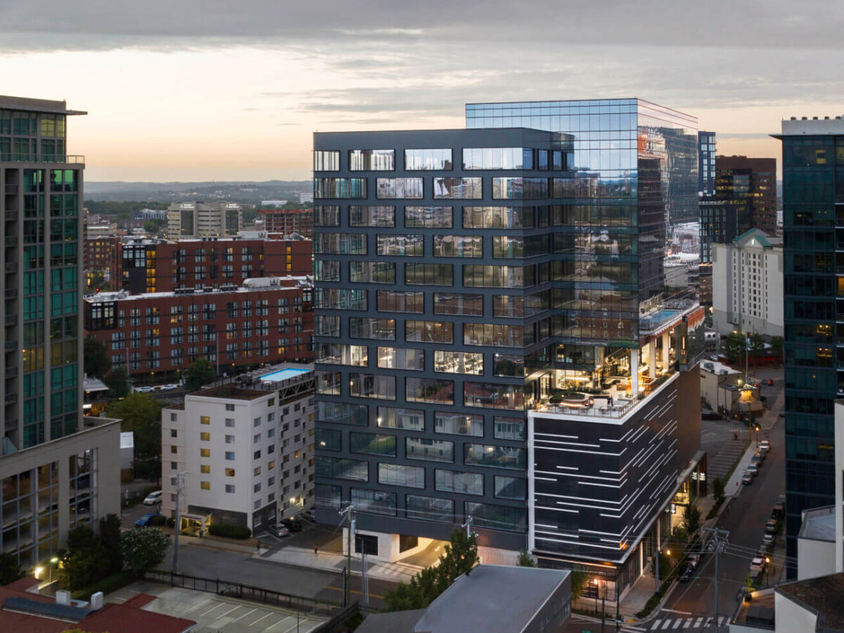Moore Building aerial