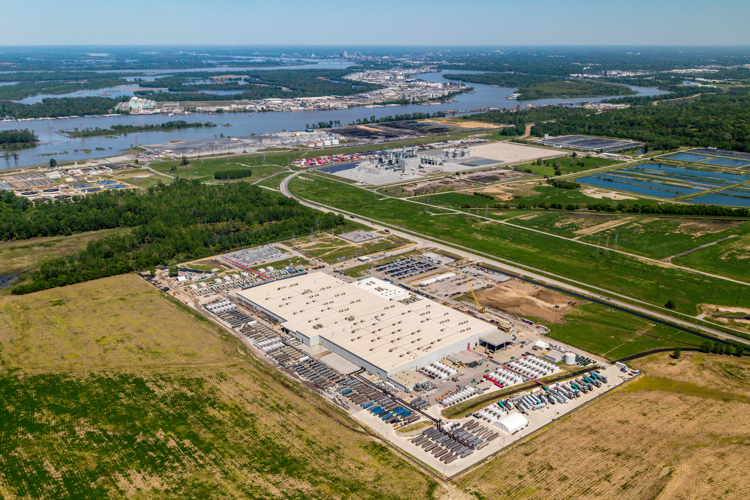 xAI data center aerial image, Memphis