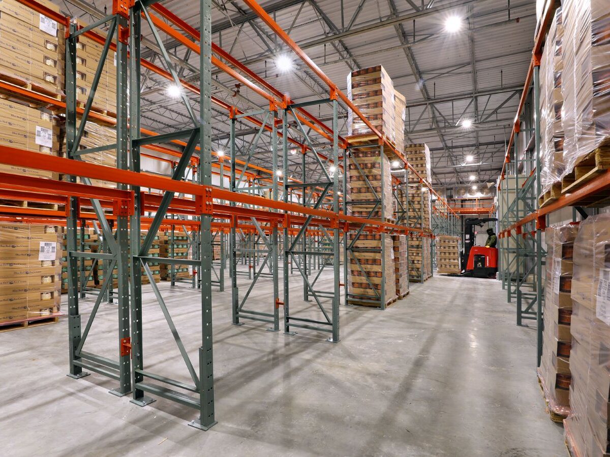 Inside Blue Bell distribution center in Virginia