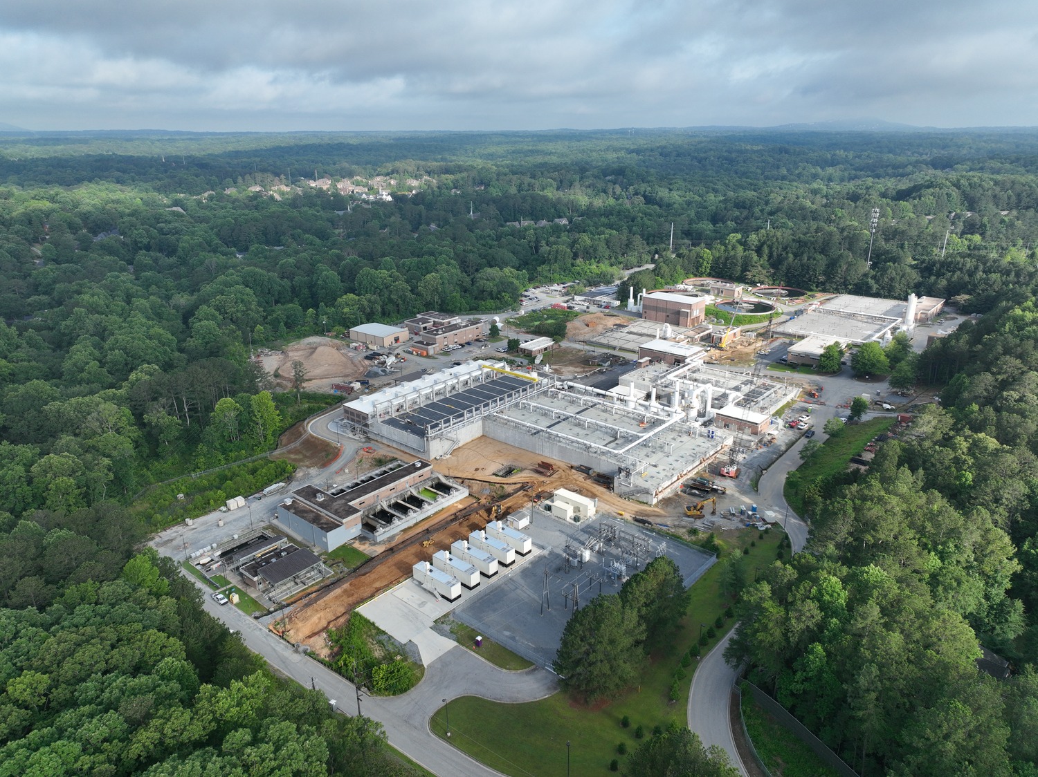 Big Creek Water Reclamation Facility in Fulton County, Georgia, honored with the 2025 DBIA Design-Build National Award of Merit for its sustainable, energy-efficient expansion.