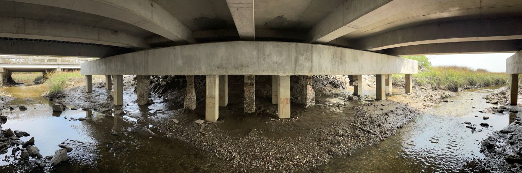 An image showing the completed US 17 bridge repair