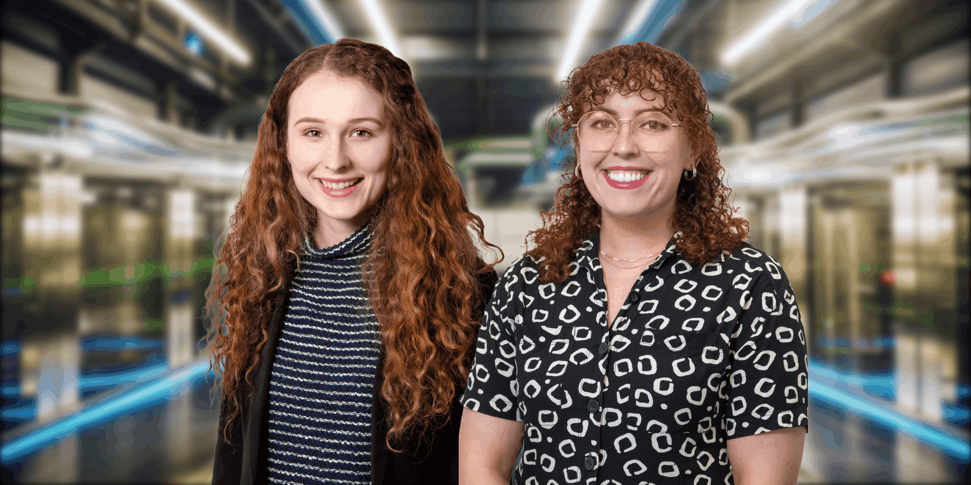 Headshot of Diana Chumak and Camille Colter