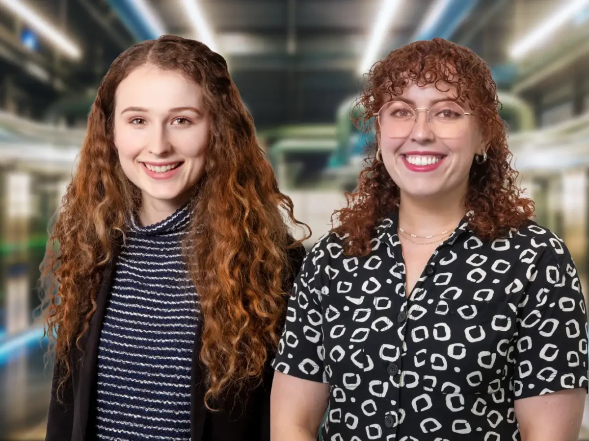 Headshot of Diana Chumak and Camille Colter