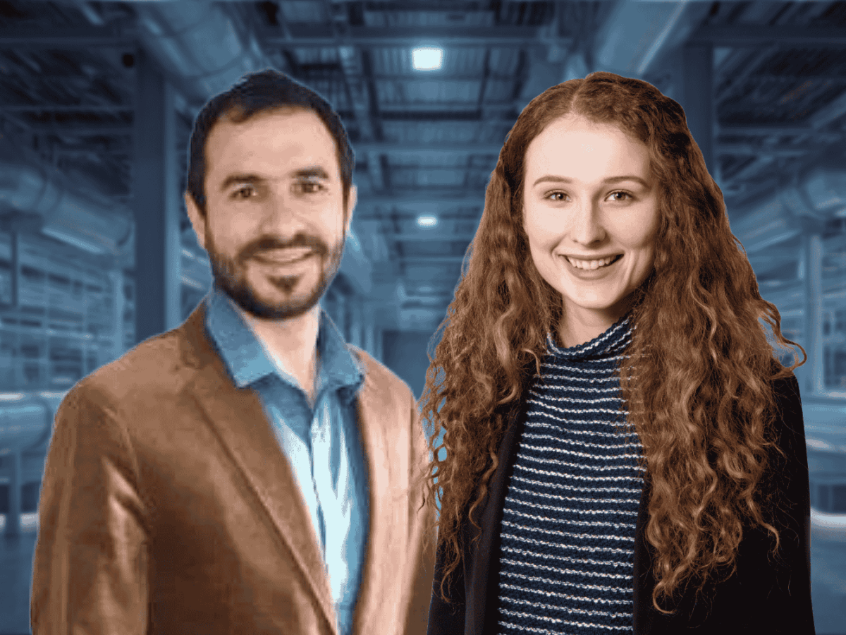 Headshot of Diana Chumak and Santiago Velez