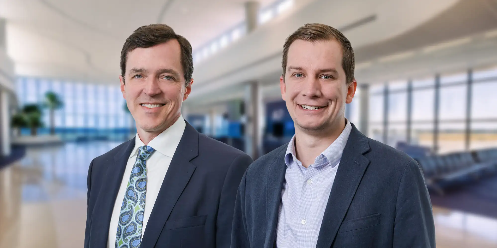 Headshot of David Park and Brad Sucher