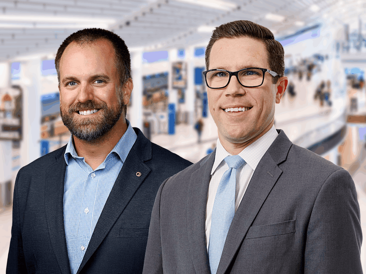 Headshot of Tim Beecken and Ben Goebel