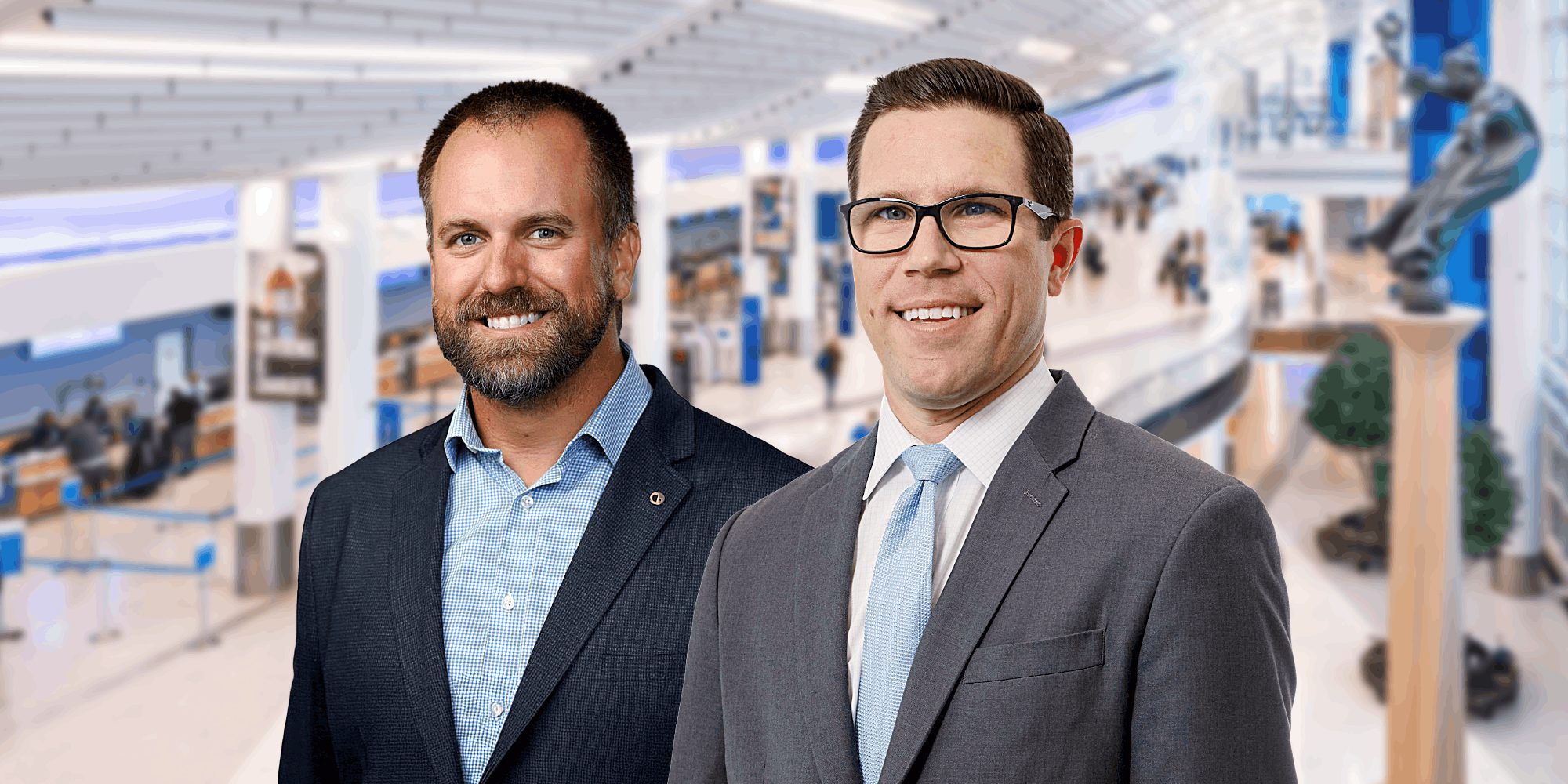 Headshot of Tim Beecken and Ben Goebel