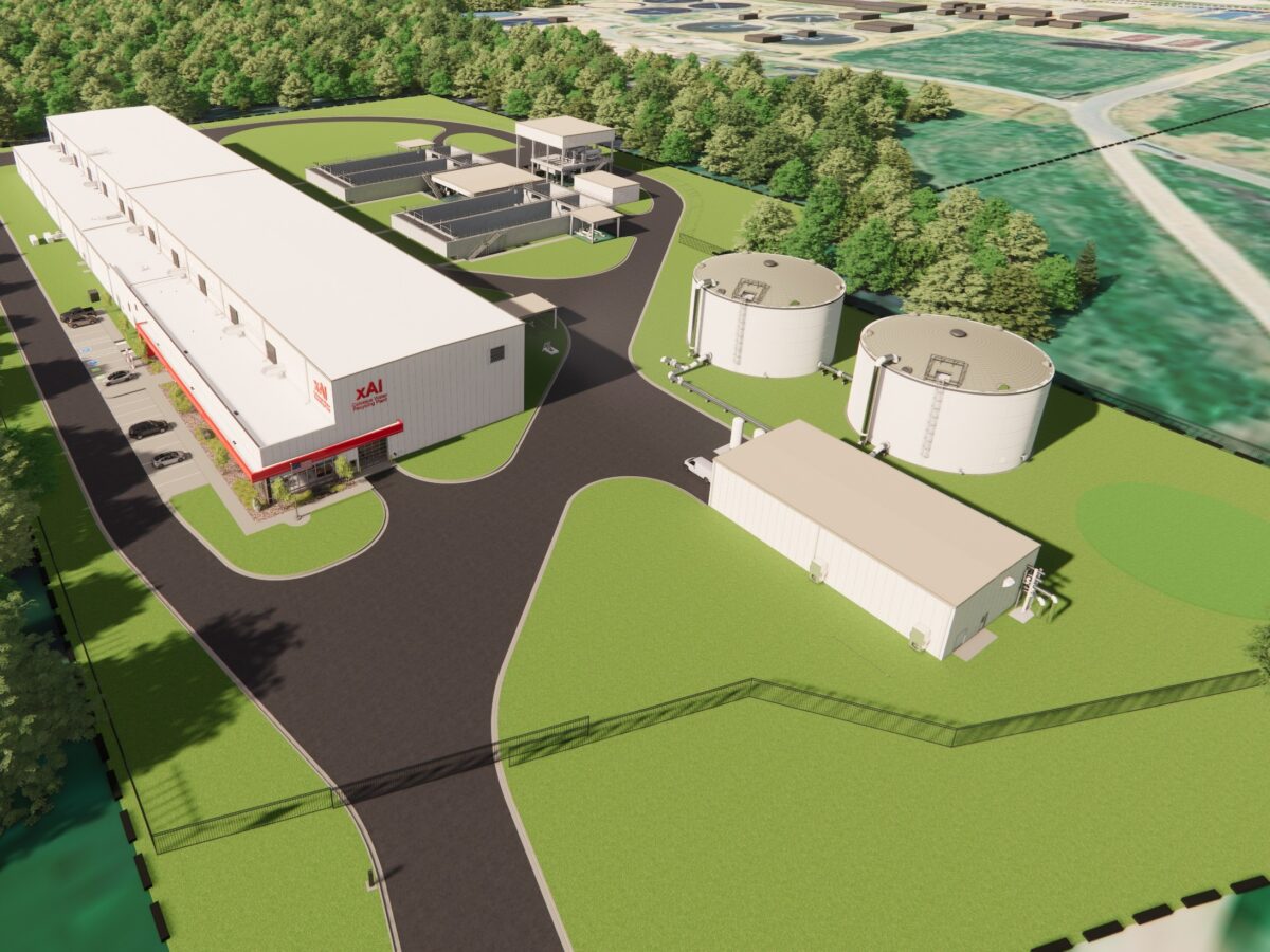 An aerial view of the CWRP