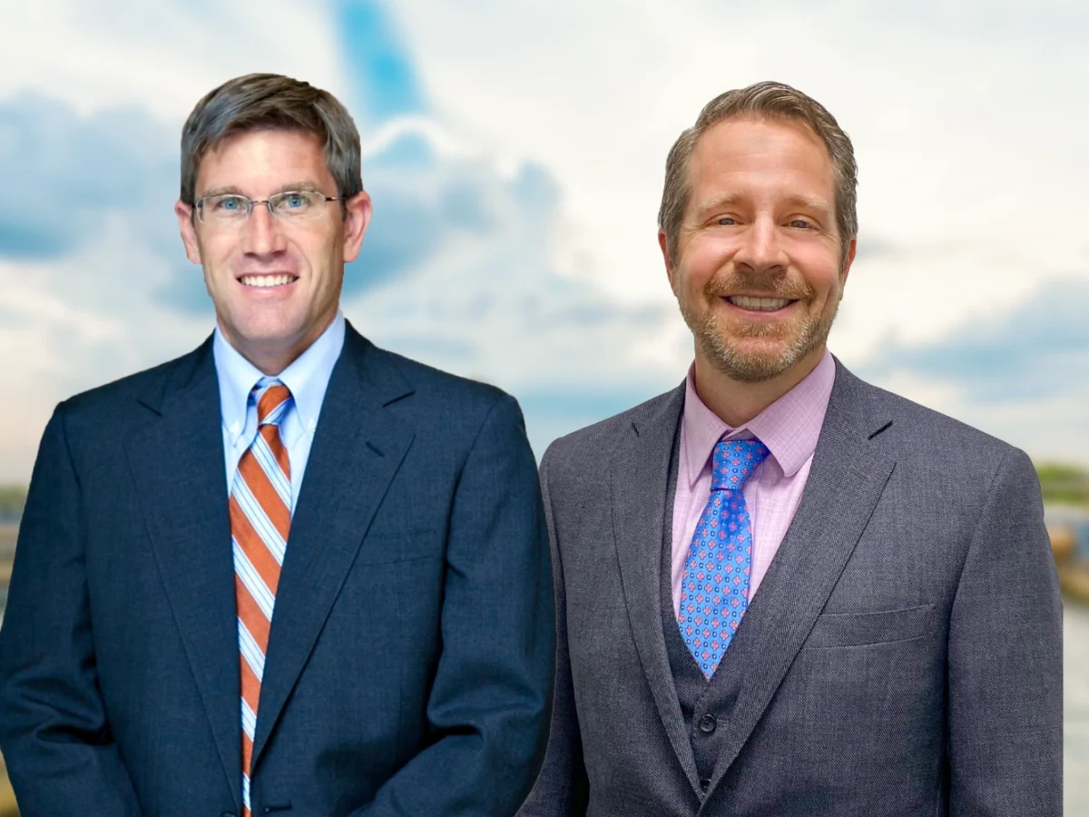 Headshot of Randy Booker and Brian Fiske