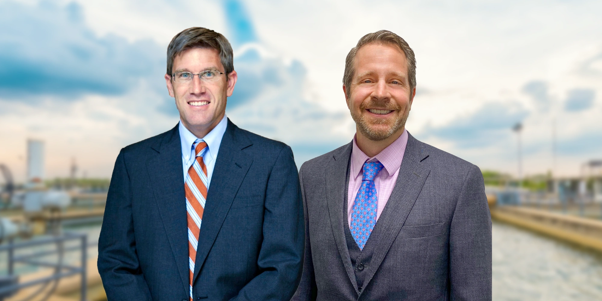 Headshot of Randy Booker and Brian Fiske