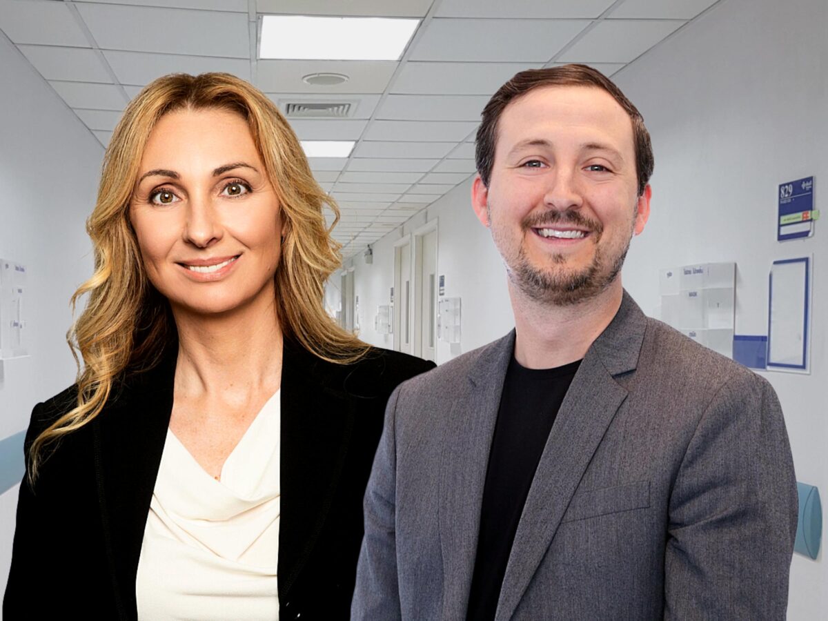 Environmental Joint Headshot of Bachmann and Cimala